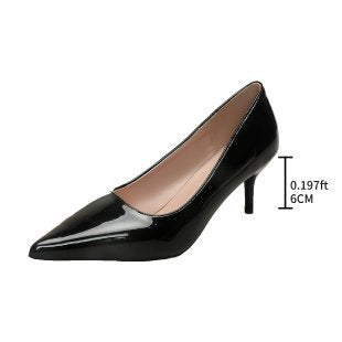 Damen elegante Stiletto-Pumps mit schmaler Zehenpartie EB