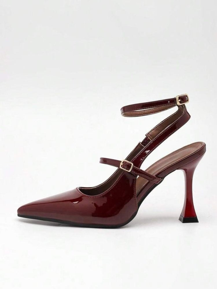 Damen Elegante Slingback High Heels EB