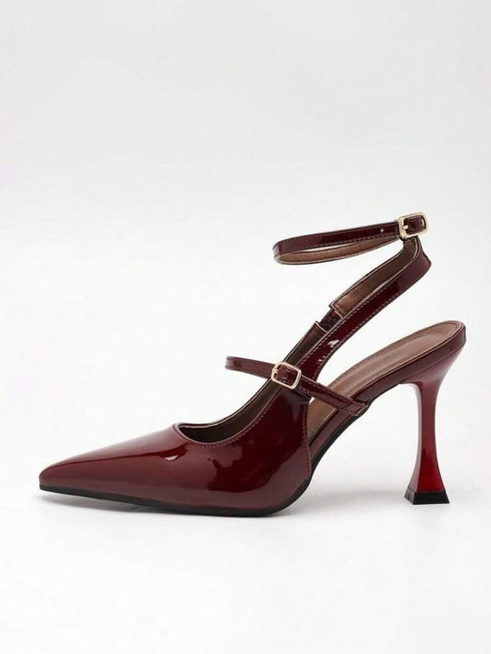 Damen Elegante Slingback High Heels EB