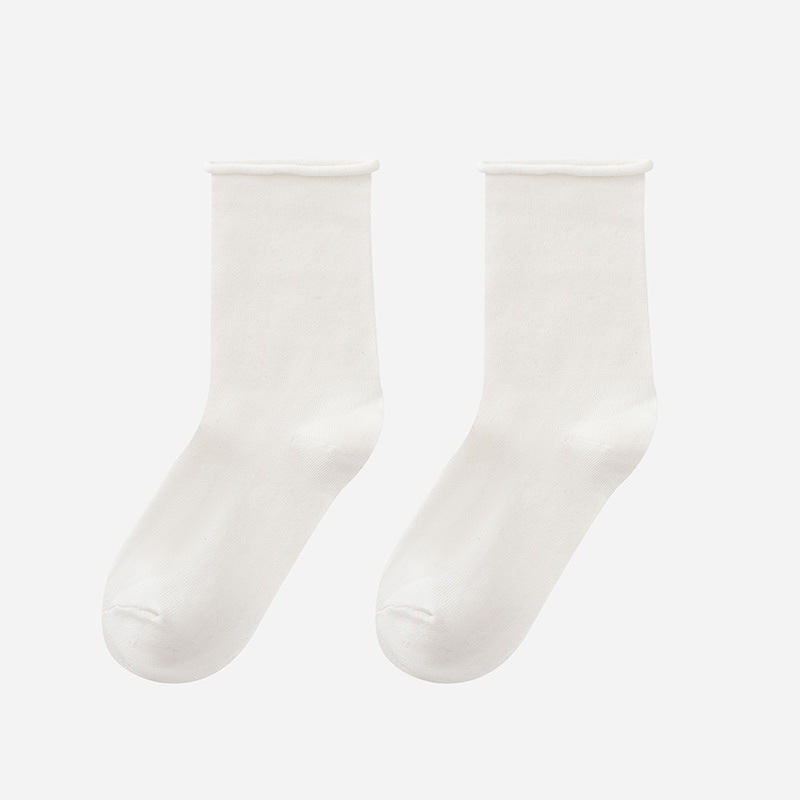 Damen Komfortable Baumwollsocken im klassischen Stil EB