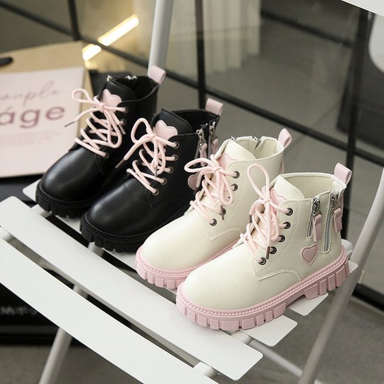 Damen Modische Boots mit praktischer Reißverschlussfunktion und rutschfester Sohle EB