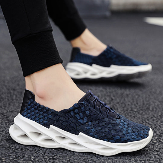 Damen Sportliche Slip-On Sneakers mit flexiblem Design und atmungsaktiver Obermaterialtechnologie EB