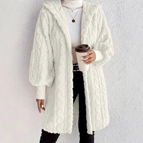 Damen Kapuzenjacke aus luxuriösem Fleece EB