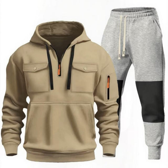 Herren funktionaler Sweatshirt- und Jogginghosen-Set EB