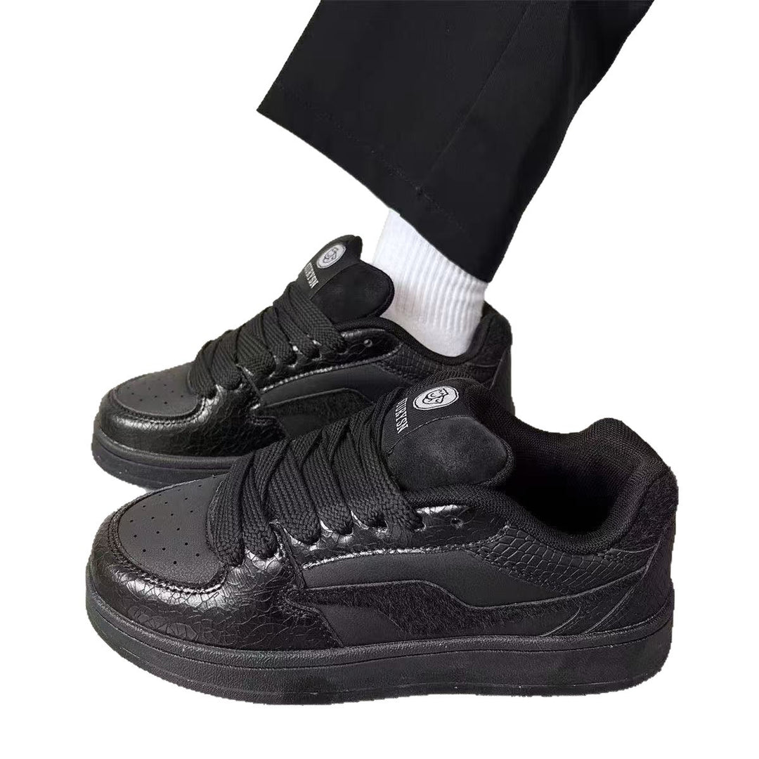 Damen Sportliche Sneakers mit strukturiertem Obermaterial und rutschfester Sohle EB