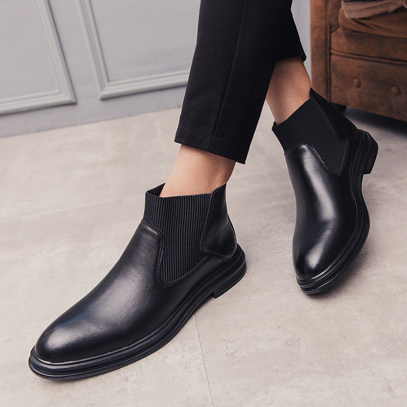 Damen Elegante Chelsea-Stiefel mit seitlichem Reißverschluss und bequemer Innensohle EB