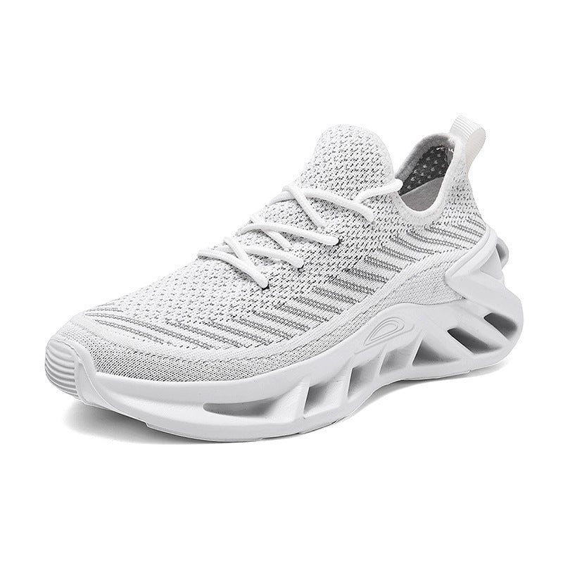 Herren leichte atmungsaktive Strick-Sneaker mit gedämpfter ergonomischer Laufsohle EB