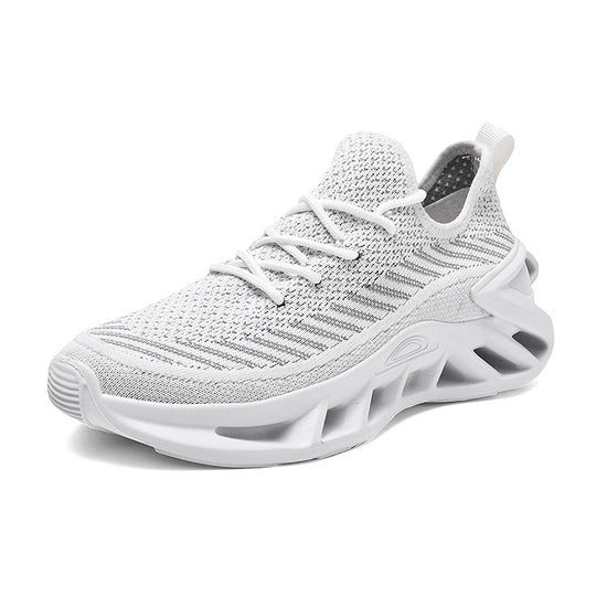 Herren leichte atmungsaktive Strick-Sneaker mit gedämpfter ergonomischer Laufsohle EB