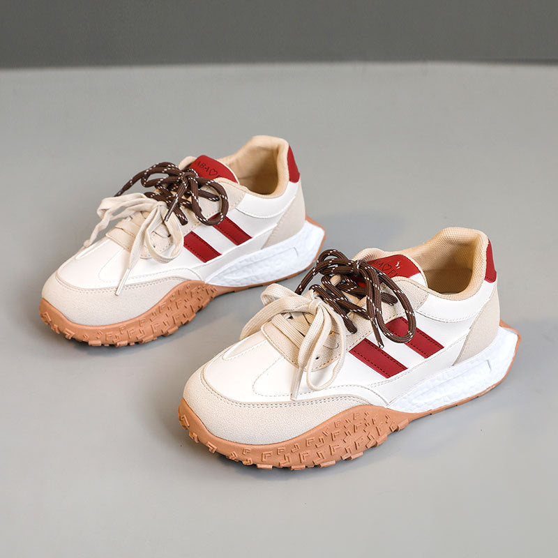 Damen Sportliche Chunky Sneakers mit rutschfester Sohle und atmungsaktiver Mesh-Oberfläche EB