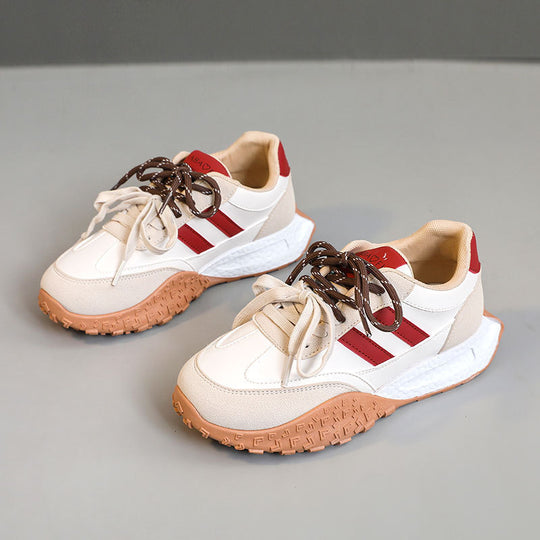 Damen Sportliche Chunky Sneakers mit rutschfester Sohle und atmungsaktiver Mesh-Oberfläche EB