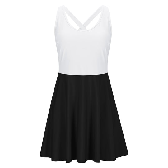 Damen Sportliches Schwimmkleid EB