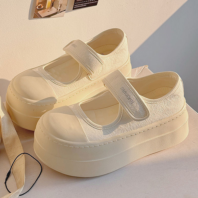 Damen Plateau Schnürschuhe EB