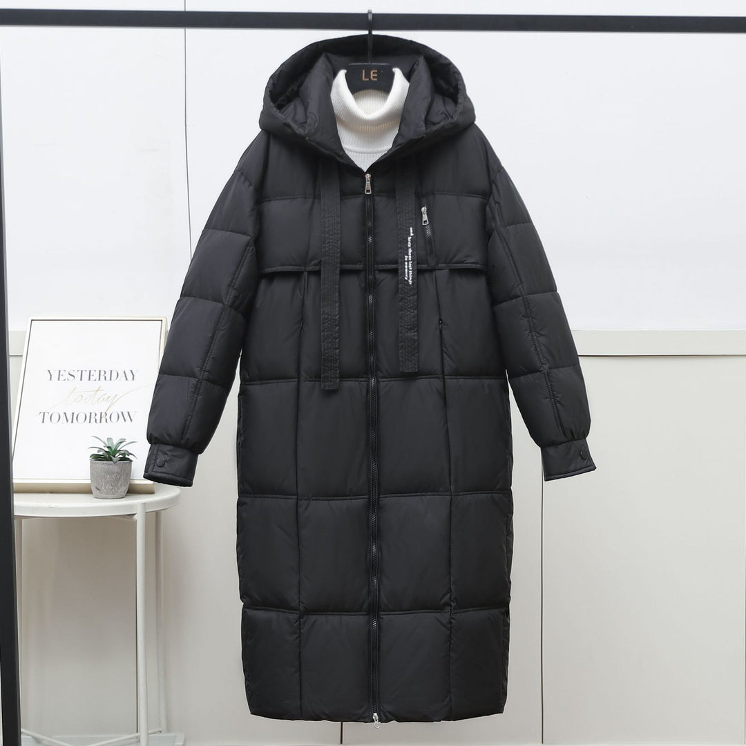 Damen Lange Daunenjacke EB