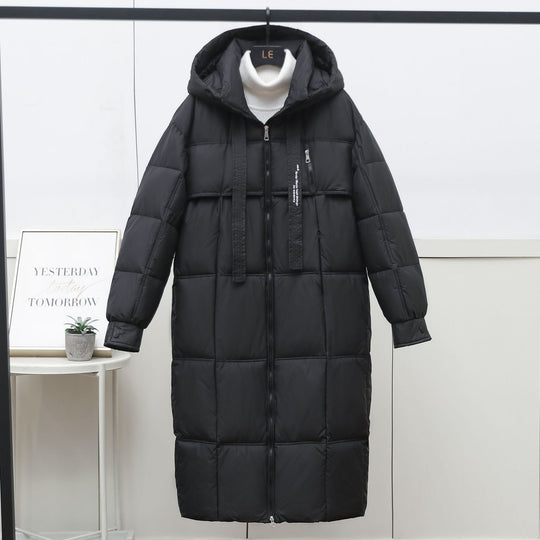 Damen Lange Daunenjacke EB