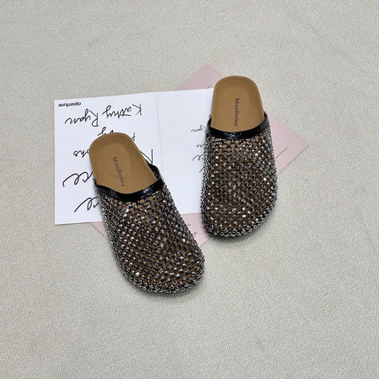 Damen Modische Clogs mit Funktionsoberfläche und komfortablem Fußbett EB