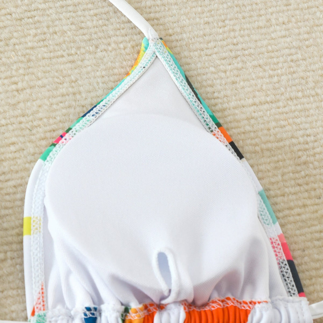 Damen Bikiniset mit lässigem Strandkleid EB