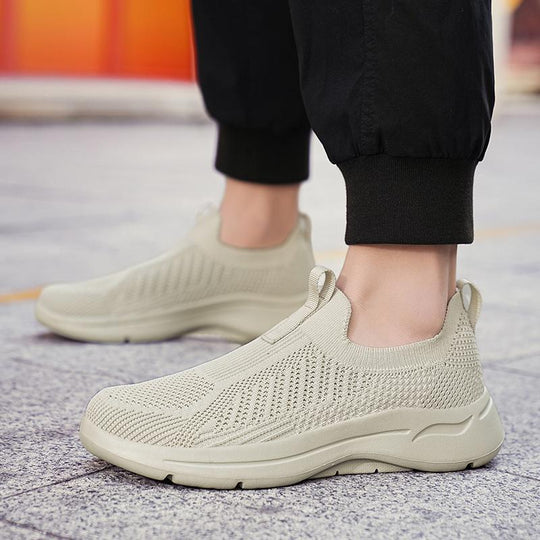 Damen Atmungsaktive Slip-On Sneakers mit rutschfester Sohle EB