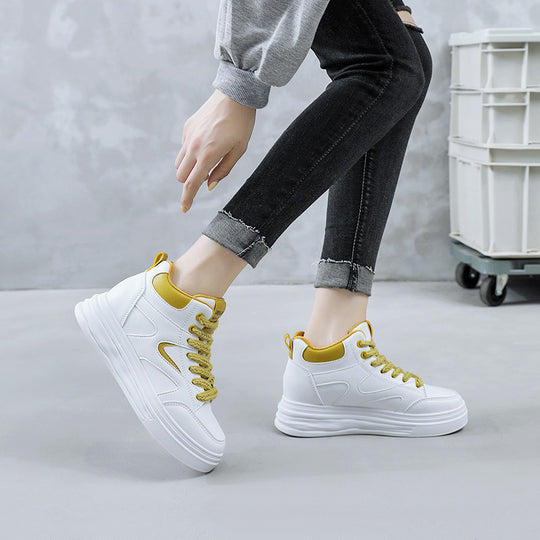 Damen Hochsportliche Sneaker mit modischer Schnürung EB
