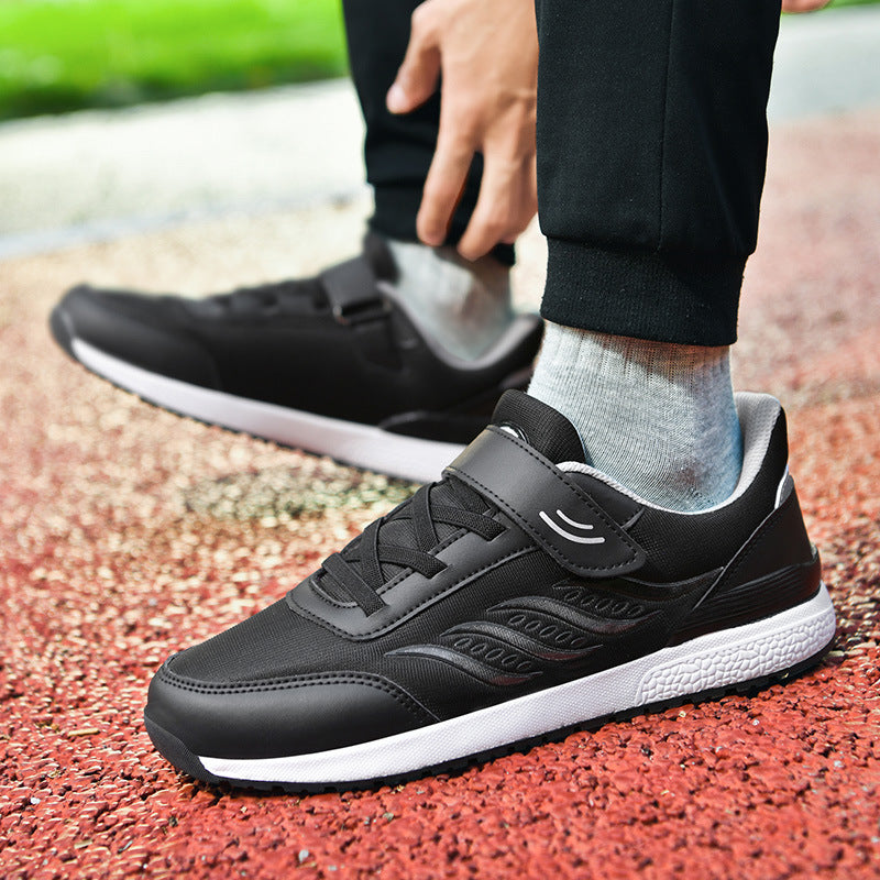 Damen Sportliche Sneaker mit praktischem Klettverschluss und atmungsaktiver Oberflächenstruktur EB