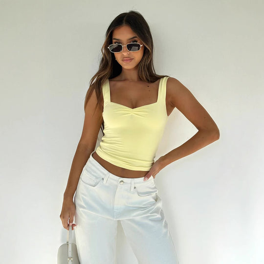 Damen Modisches Basic Top mit angenehmem Schnitt EB