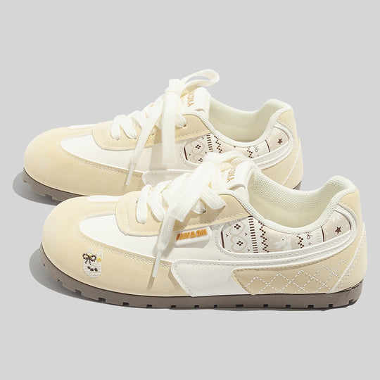 Damen Sneakers mit innovativen Tierapplikationen und bequemer Dämpfung EB