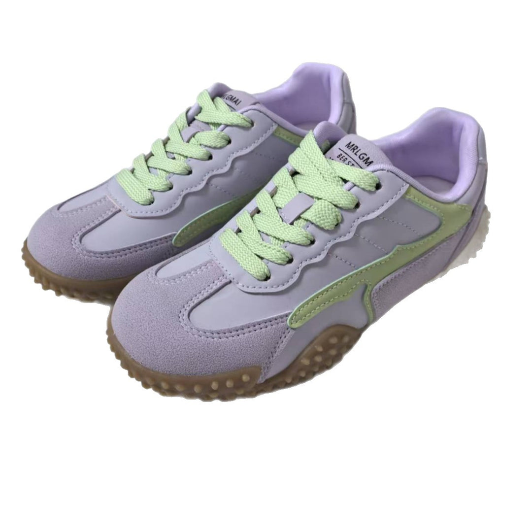 Damen Sportliche Sneakers mit atmungsaktiver Oberflächenstruktur und rutschfester Sohle EB