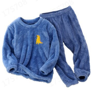 Damen Flauschiges Lounge-Set mit niedlichem Tiermotiv EB