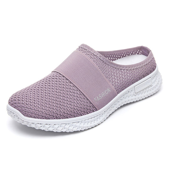 Damen Modische und atmungsaktive Clogs mit elastischer Bänder von EB