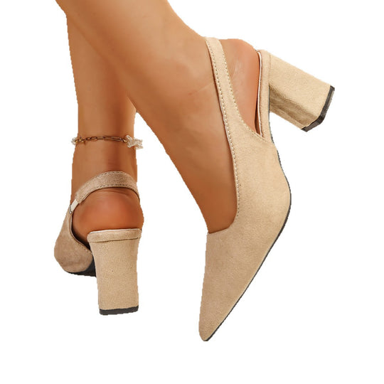 Damen Slingback-Pumps mit elegantem Blockabsatz EB