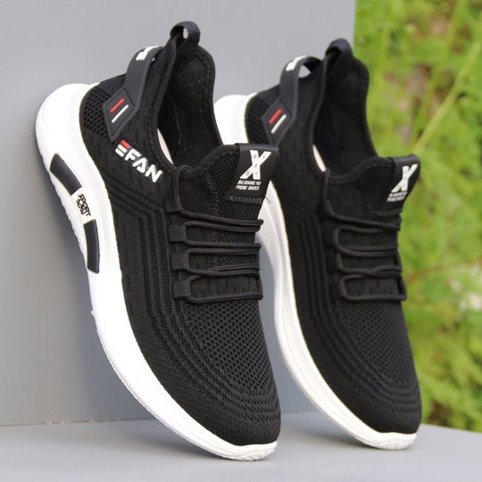 Damen Sportliche Leichtgewicht Sneakers mit atmungsaktivem Obermaterial EB