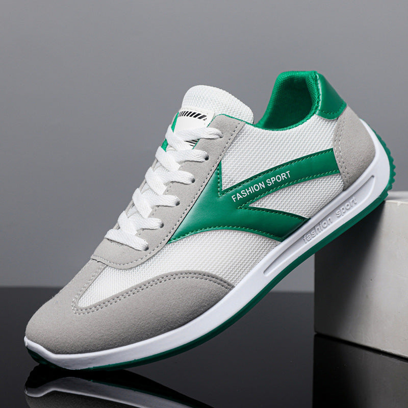 Damen Sportliche Sneakers mit atmungsaktiven Mesh-Einsätzen und dämpfender Sohle EB