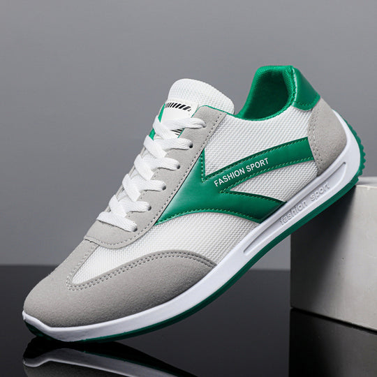 Damen Sportliche Sneakers mit atmungsaktiven Mesh-Einsätzen und dämpfender Sohle EB