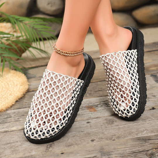 Damen Clogs mit modernem Netzdesign und rutschfester Sohle EB