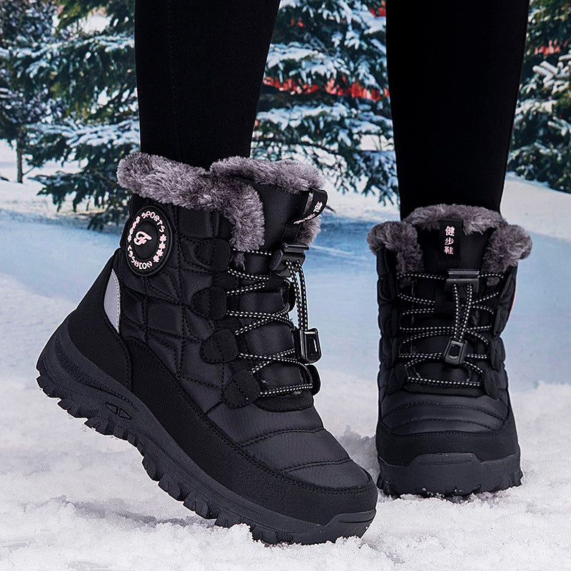 Damen Winterstiefel mit isolierendem Warmfutter und rutschfester Sohle EB 1770349611