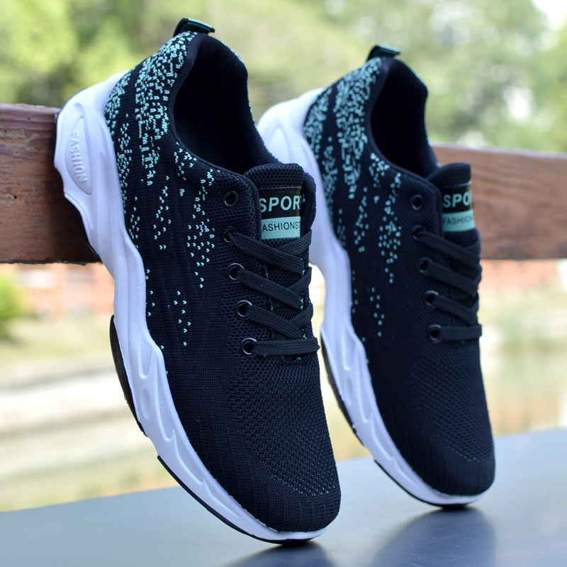 Damen Sportliche Lightweight Sneakers mit atmungsaktivem Mesh-Obermaterial EB