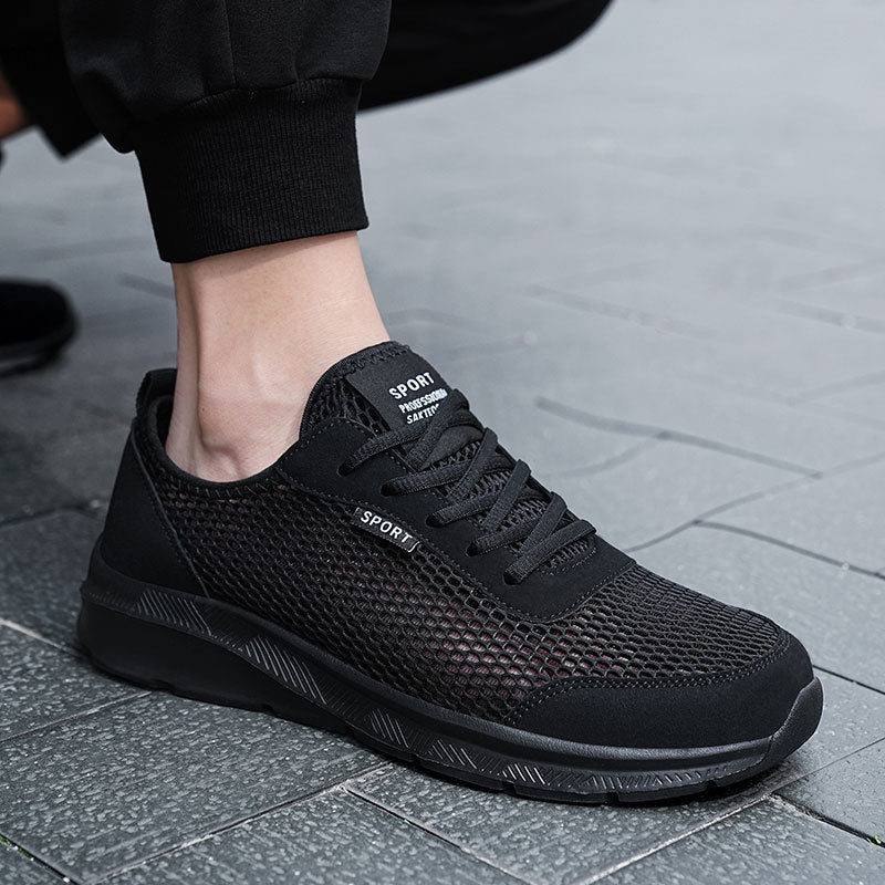 Damen Sportliche Mesh-Sneakers mit flexibler Laufsohle EB