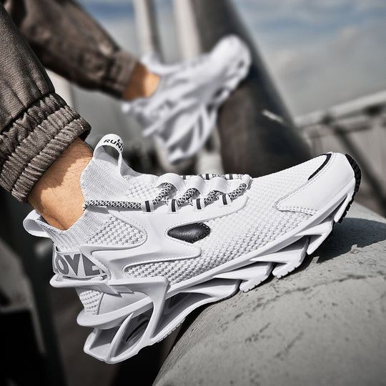 Damen Sportliche Traingsneakers mit atmungsaktiver Mesh-Oberfläche und dämpfender Sohle EB