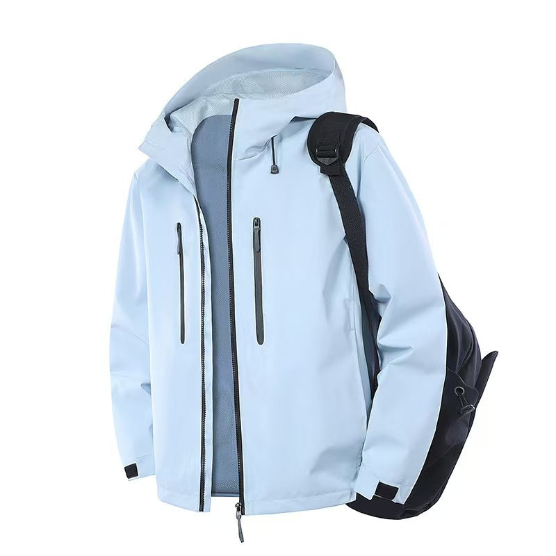 Damen Funktionsjacke mit wasserabweisendem Material und praktischen Reißverschlusstaschen EB