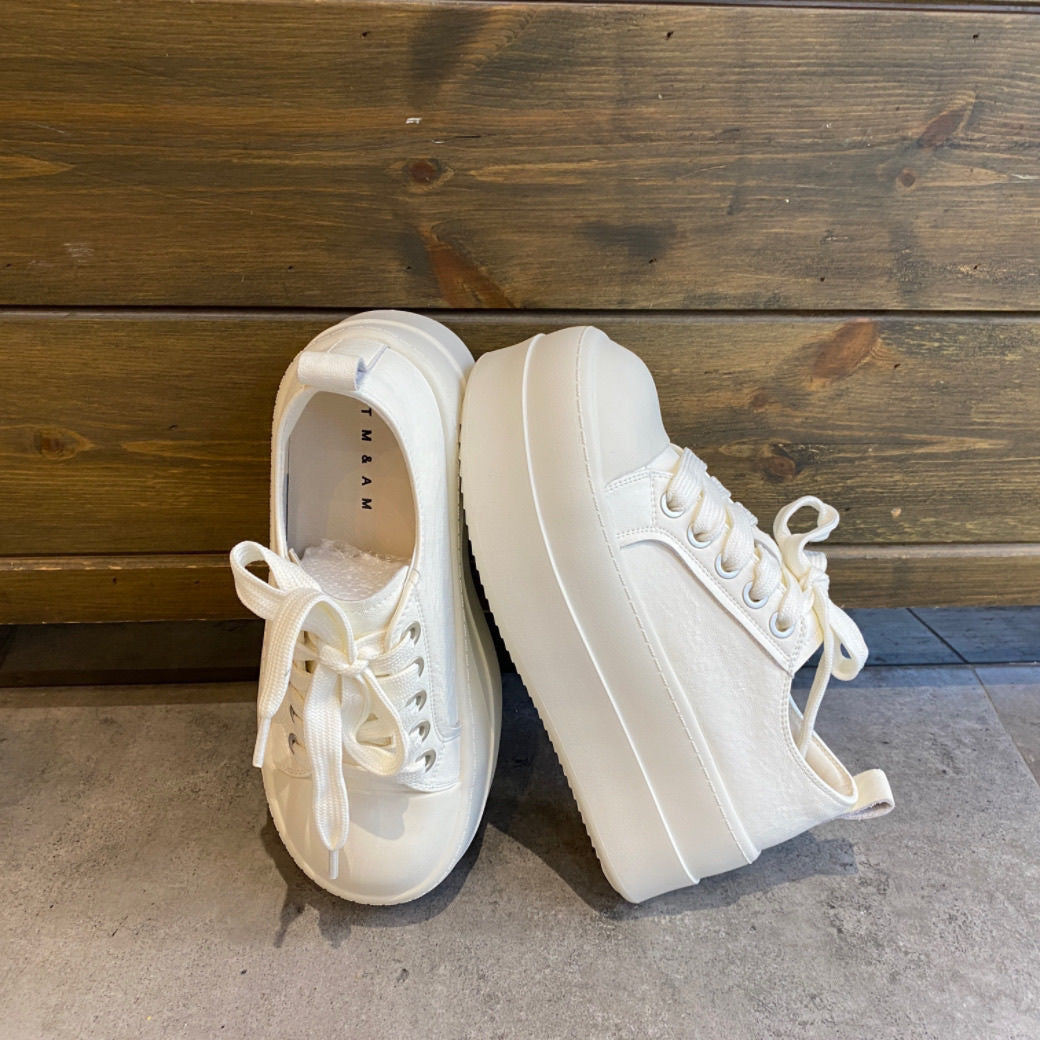Damen Plateau-Sneaker mit robuster Gummisohle und komfortabler Dämpfung EB