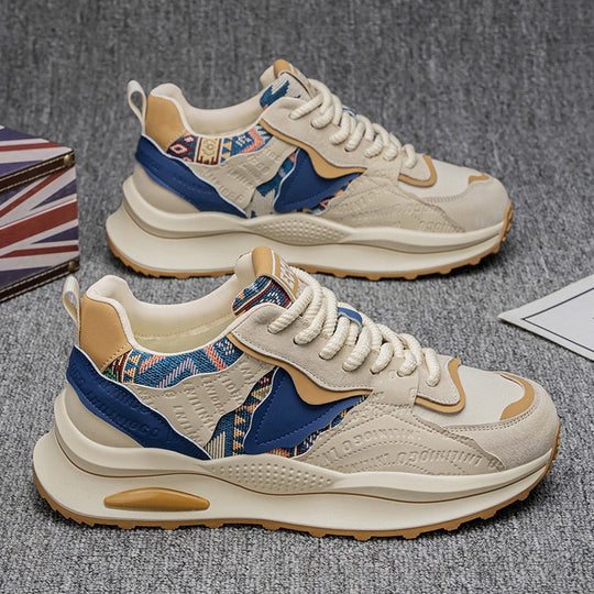 Damen Sportliche Sneaker mit modernen Mustern und dämpfender Sohle EB