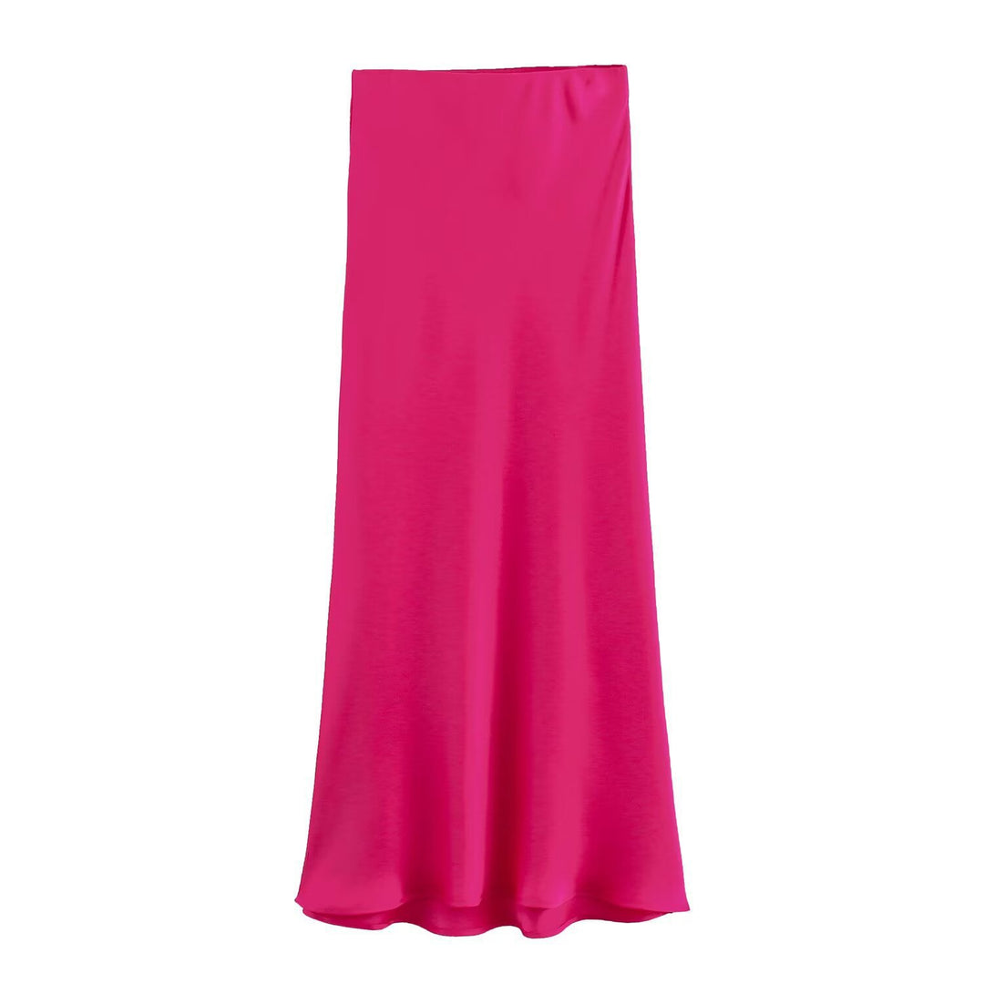 Damen langer Satinrock EB