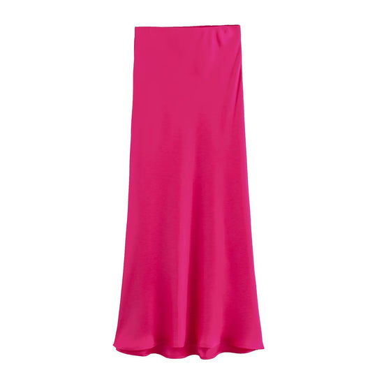 Damen langer Satinrock EB