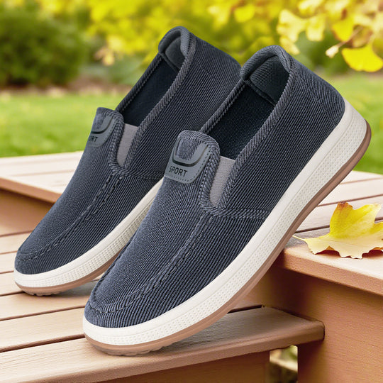 Damen lässige Clogs aus cordartigem Material EB