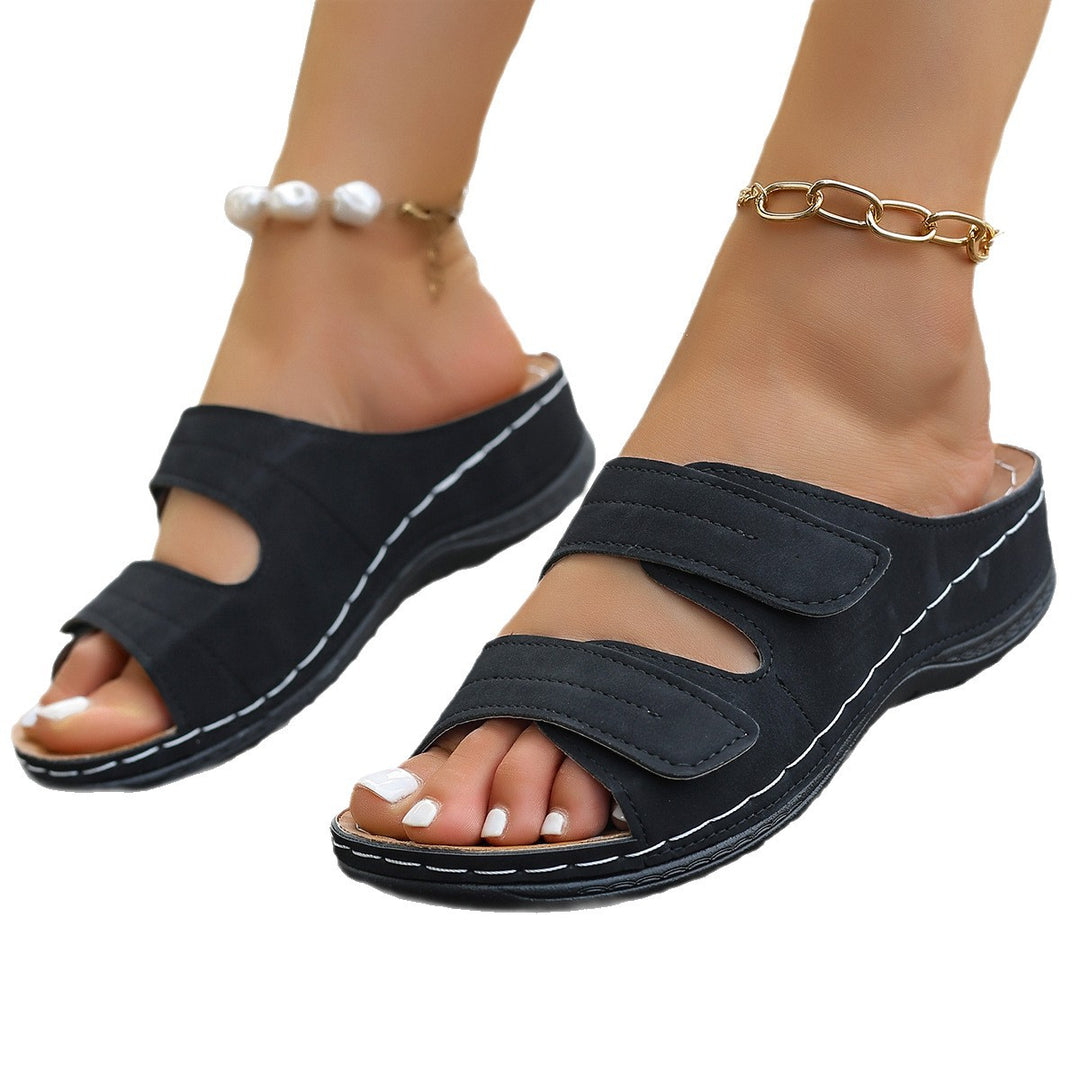 Damen Freizeitsandalen mit komfortabler Fußbettung und verstellbaren Riemen EB