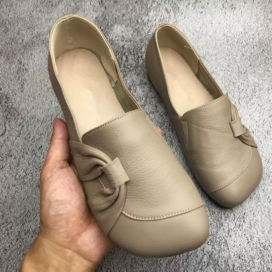 Damen Ballerinas mit modischem Knotendetail R&B