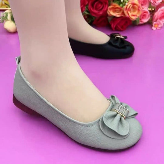 Damen Ballerinas mit eleganter Schleifenverzierung und komfortablem Fußbett EB