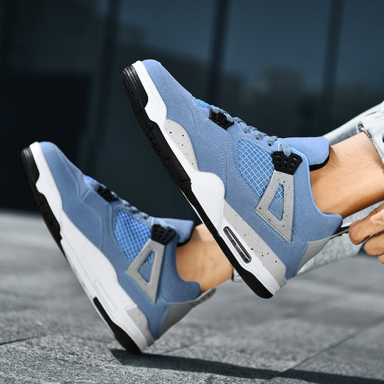 Herren retro-urbaner High-Top Sneaker mit Netzpaneel, verstärkter Fersenkappe und dämpfender Air-Unit EB