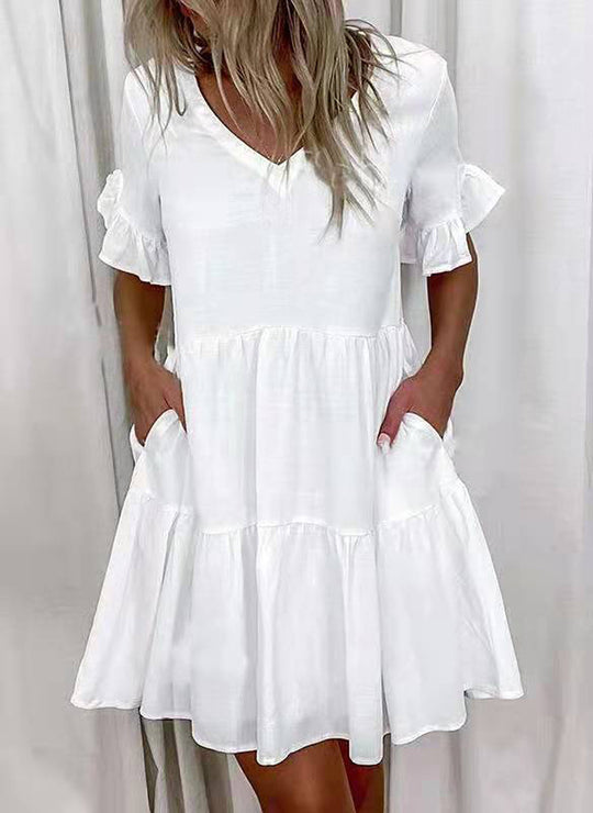 EB | Pendelkleid mit V-Ausschnitt