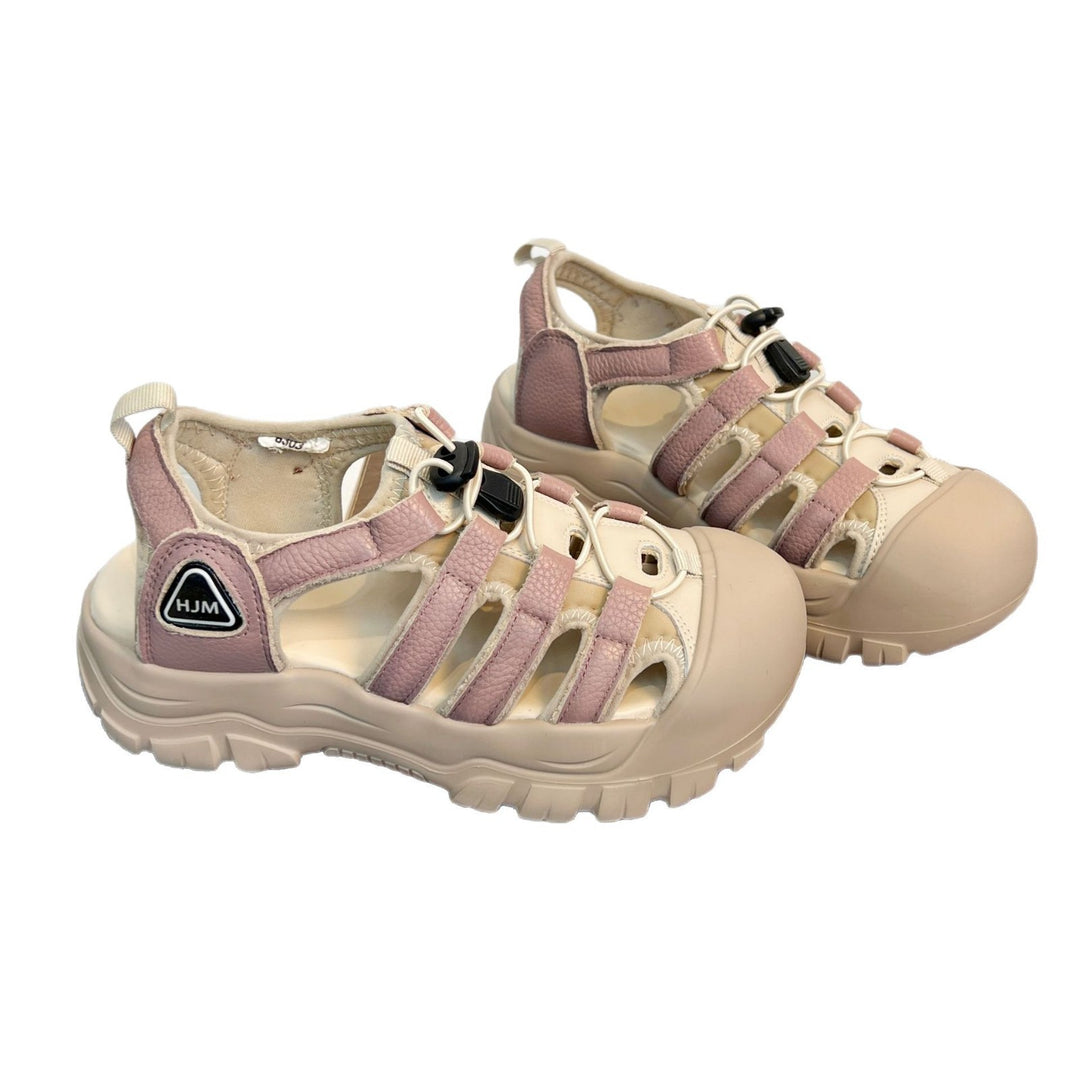 Damen Sportliche Outdoor-Sandalen mit atmungsaktiver Mesh-Oberfläche und rutschfester Sohle EB