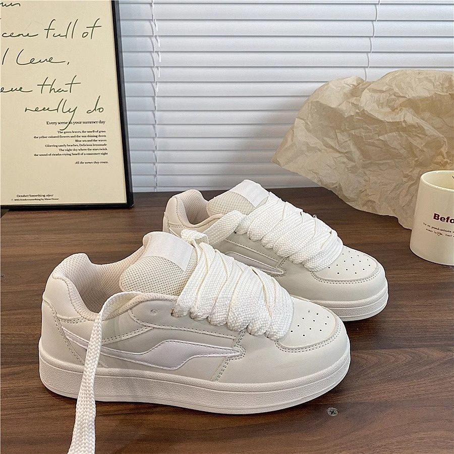 Damen Sneakers im sportlichen Vintage-Stil mit gepolsterter Innensohle EB